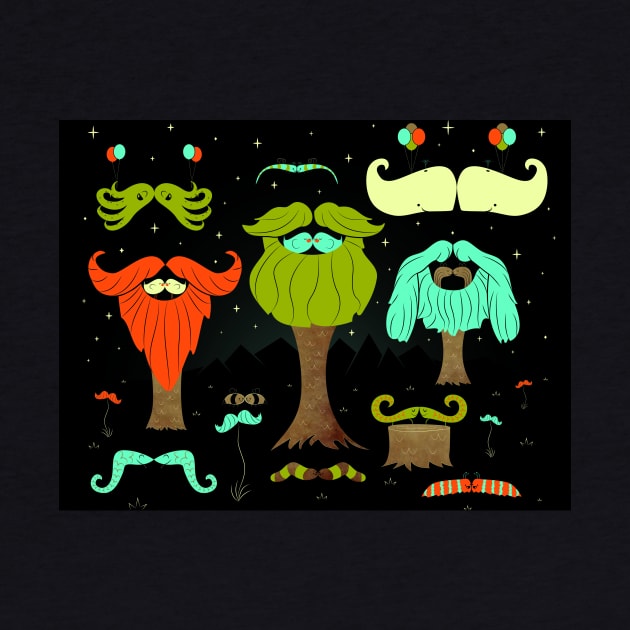 The Enchanted Forest of Stache by BeanePod